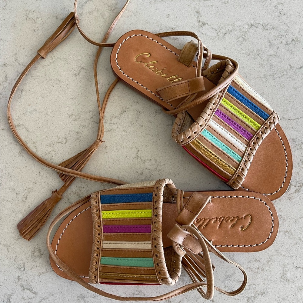 Cleobella Leather Tassel Sandals
